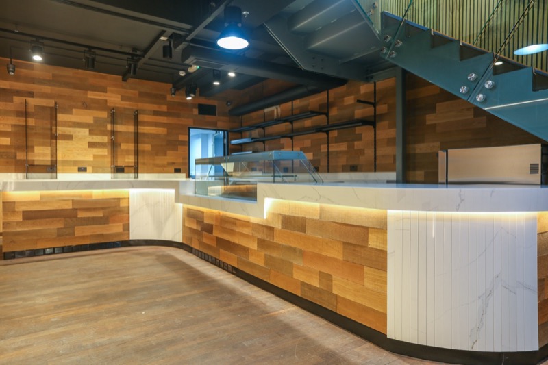 Commercial restaurant interior photography