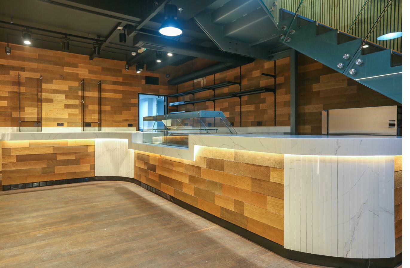 Commercial restaurant interior photography