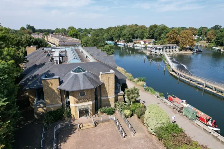 Aerial property and surroundings