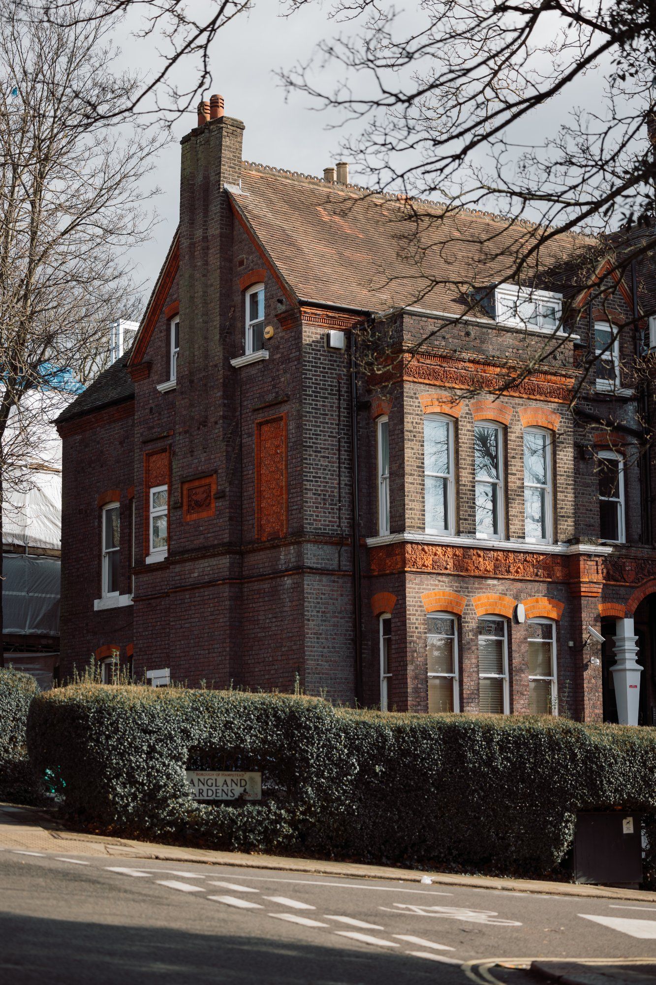 Modern city property exterior