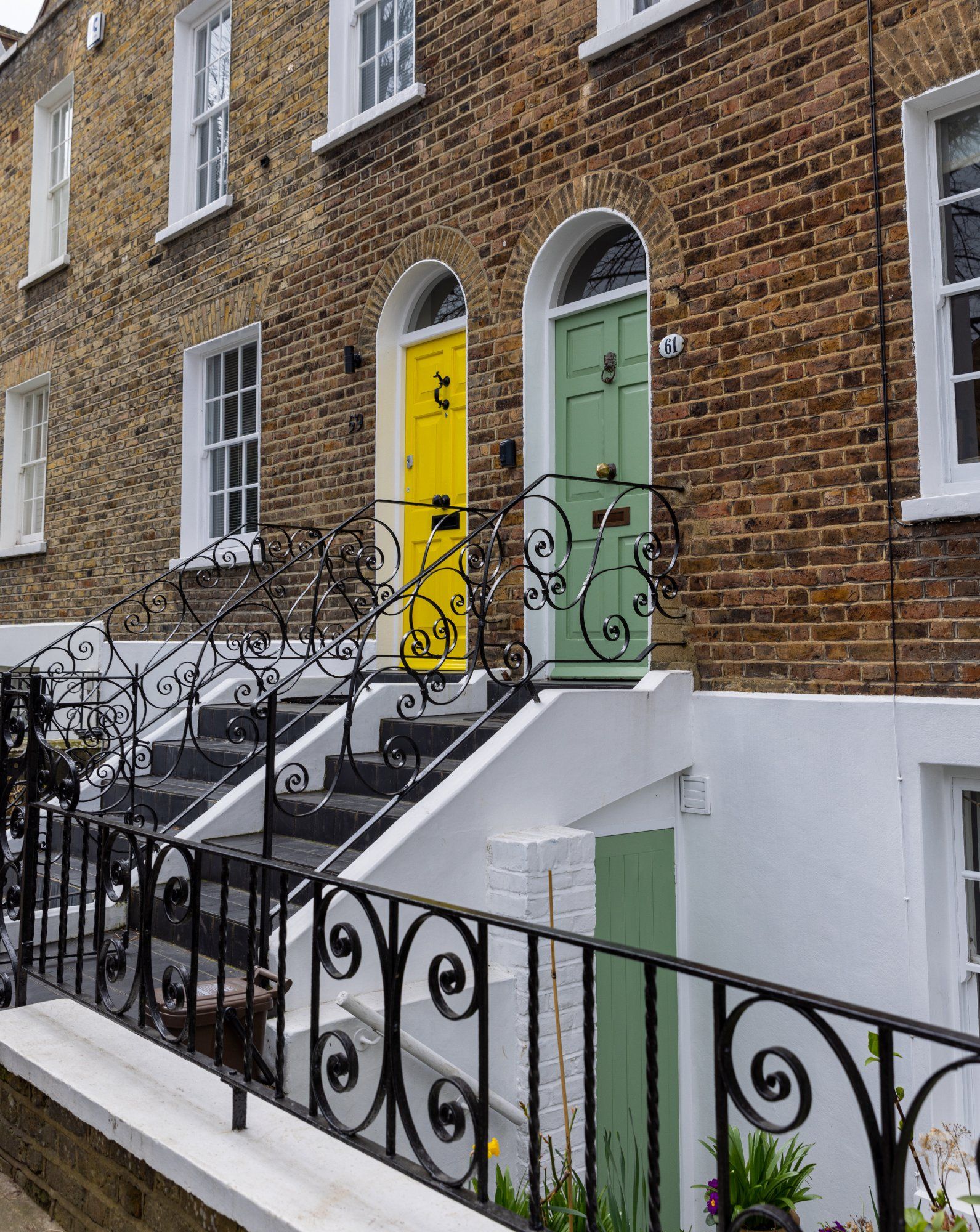 Designer kitchen brass tap marble