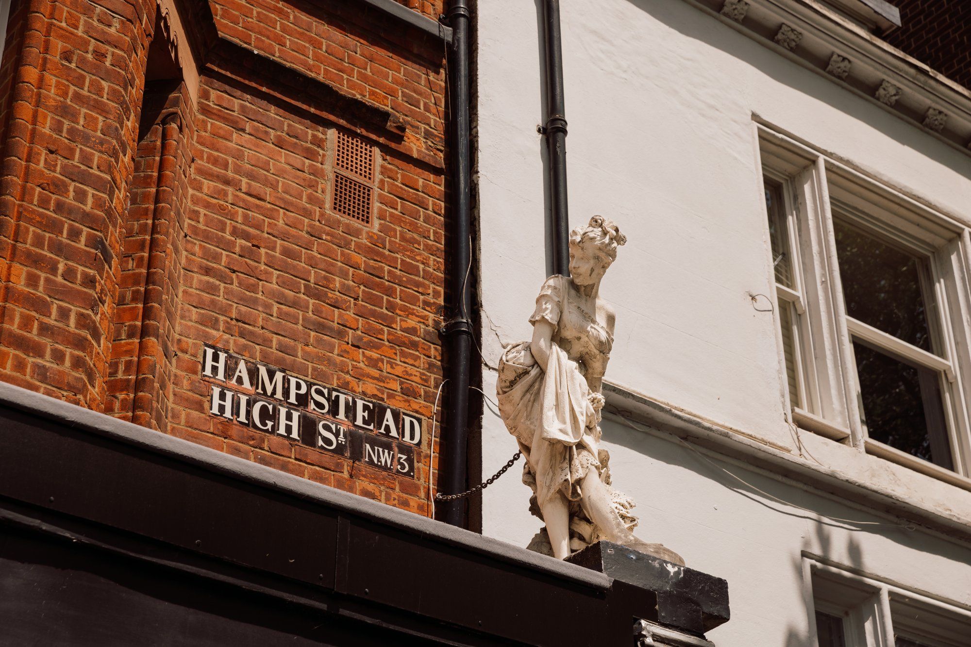 Period property street scene in North London