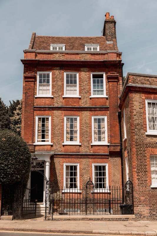 Victorian Gothic architecture detail