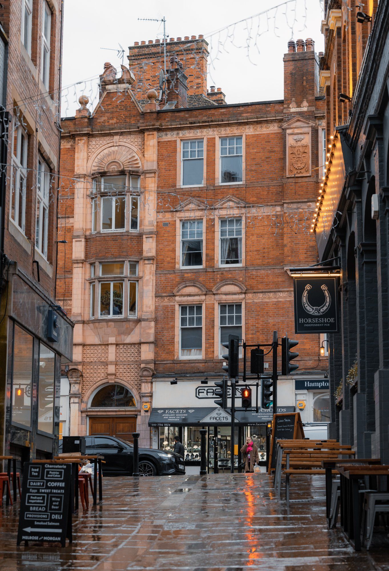 Hampstead village commercial street