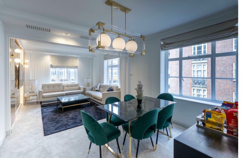 Open plan living space